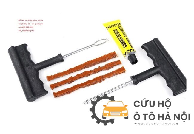 Chuẩn Bị Dụng Cụ Vá Lốp Ô Tô Cần Thiết