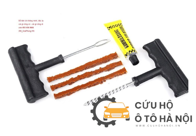 Chuẩn Bị Dụng Cụ Vá Lốp Ô Tô Cần Thiết