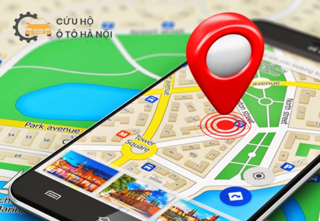 Người dùng điện thoại gọi cứu hộ và chia sẻ vị trí khi xe gặp sự cố chết máy giữa đường cao tốc.