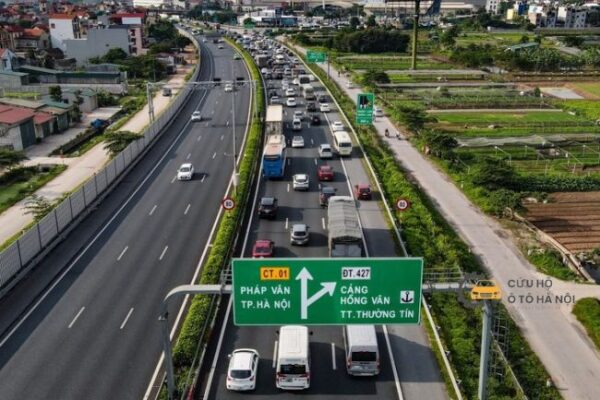 Tuyến cao tốc Pháp Vân Cầu Giẽ có mật độ xe lớn và thường xuyên xảy ra sự cố, cần dịch vụ cứu hộ chuyên biệt.